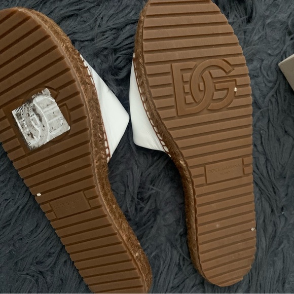 Dolce and Gabbana embellished leather slides size 41 - Picture 14 of 16